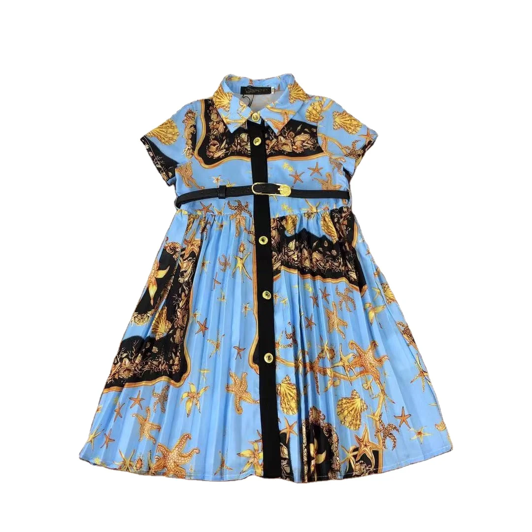 Light Luxury Custom Children's Clothing 21 Summer Floral Cotton Girls Short Sleeve Lapel Children Dress Girls Clothing, Picture shows
Light Luxury Custom Children's Clothing 21 Summer Floral Cotton Girls Short Sleeve Lapel Children Dress Girls Clothing, Picture shows