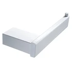 Modern White Metal Toilet Tissue Paper Roll Holder and Dispenser for Bathroom Storage Wall Mount WC Paper Towel Rack