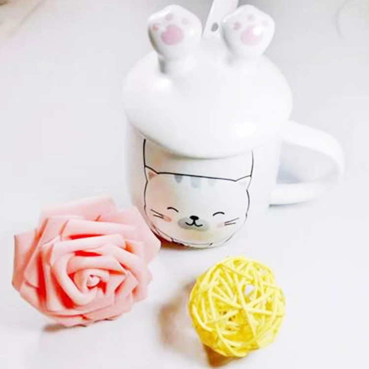 Madou Curious Interest Warped Foot Cat Cup Creative Personality Tide Coffee Cup With Cover Spoon Ceramic Mug, 3 colors
Madou Curious Interest Warped Foot Cat Cup Creative Personality Tide Coffee Cup With Cover Spoon Ceramic Mug, 3 colors