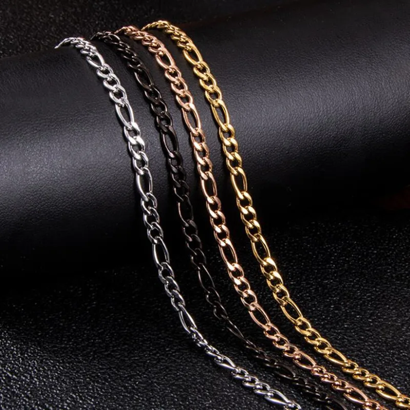 tarnish free 18k gold plated stainless steel chain 3:1 figaro Link chain necklace chain for men
tarnish free 18k gold plated stainless steel chain 3:1 figaro Link chain necklace chain for men