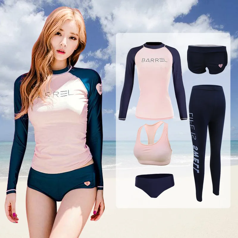 Womens Long Sleeve Rash Guard Swimsuit Sun Protection Sport Wetsuit 5 piece swimsuit
Womens Long Sleeve Rash Guard Swimsuit Sun Protection Sport Wetsuit 5 piece swimsuit