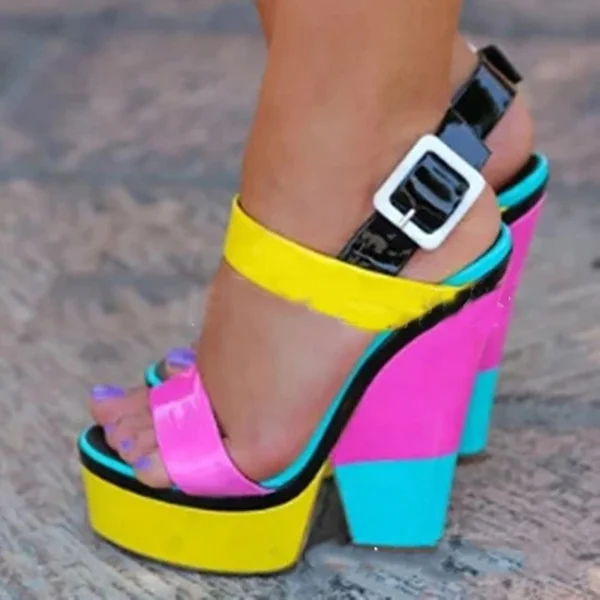 2020 Hot Selling New Style Thick High Heel Femmes Shoes Fish Mouth Patchwork Slipper Anti-Slippery Plus Size 43 Women Sandals, Colorful
2020 Hot Selling New Style Thick High Heel Femmes Shoes Fish Mouth Patchwork Slipper Anti-Slippery Plus Size 43 Women Sandals, Colorful