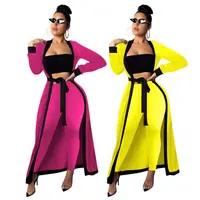 2020 Fall Trendy Women Clothing Dress Solid Color Long Coat And Trousers Three-Piece Set KG2115
2020 Fall Trendy Women Clothing Dress Solid Color Long Coat And Trousers Three-Piece Set KG2115