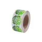 Wholesale china factory self-adhesive custom printing plastic bottle vinyl label sticker roll