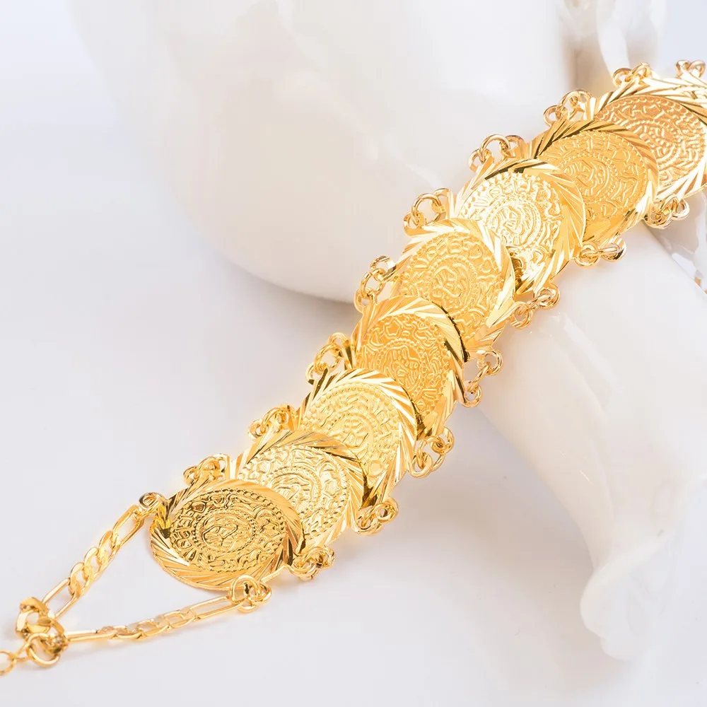 Ethlyn Islam Coins Bracelet for Money Coin Bracelet Gold Color Unisex Arab Middle Eastern Jewelry Bangle B26
Ethlyn Islam Coins Bracelet for Money Coin Bracelet Gold Color Unisex Arab Middle Eastern Jewelry Bangle B26