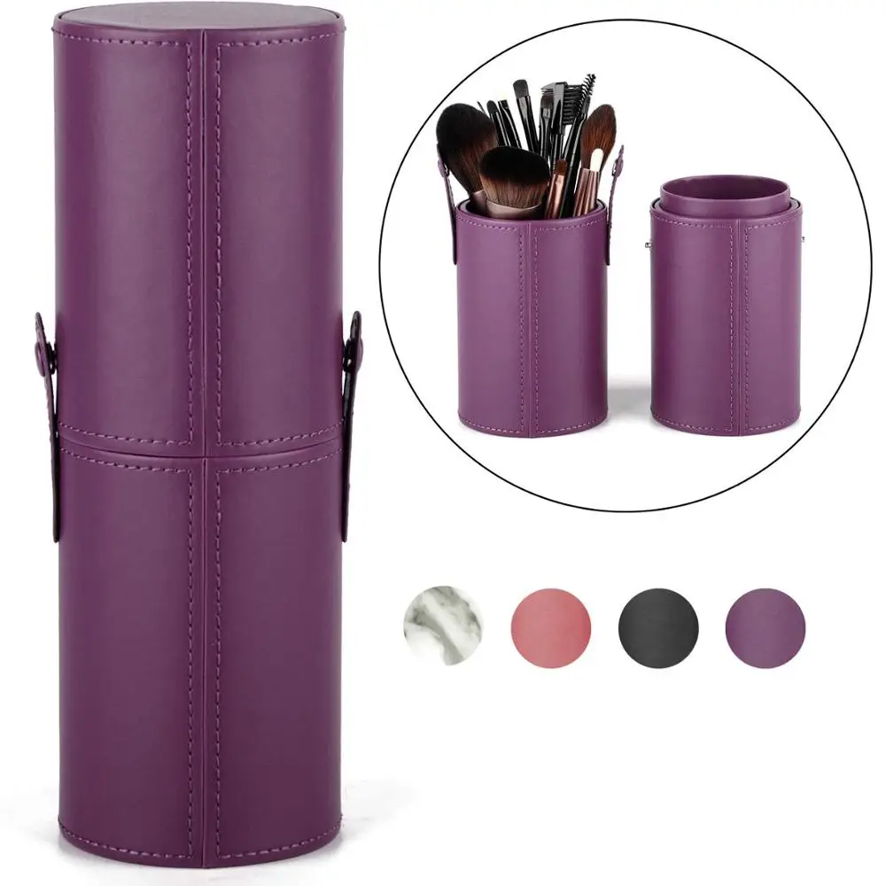 Hot PU Leather Travel Cosmetics Portable Tools Makeup Brushes Holder, Black or customized
Hot PU Leather Travel Cosmetics Portable Tools Makeup Brushes Holder, Black or customized