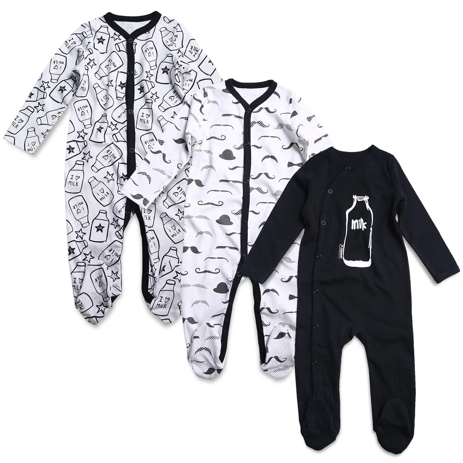 New design Baby Footie Pajamas Cotton Baby Clothes Jumpsuit Long Sleeve Printed Baby Knitted Romper, Mix color
New design Baby Footie Pajamas Cotton Baby Clothes Jumpsuit Long Sleeve Printed Baby Knitted Romper, Mix color