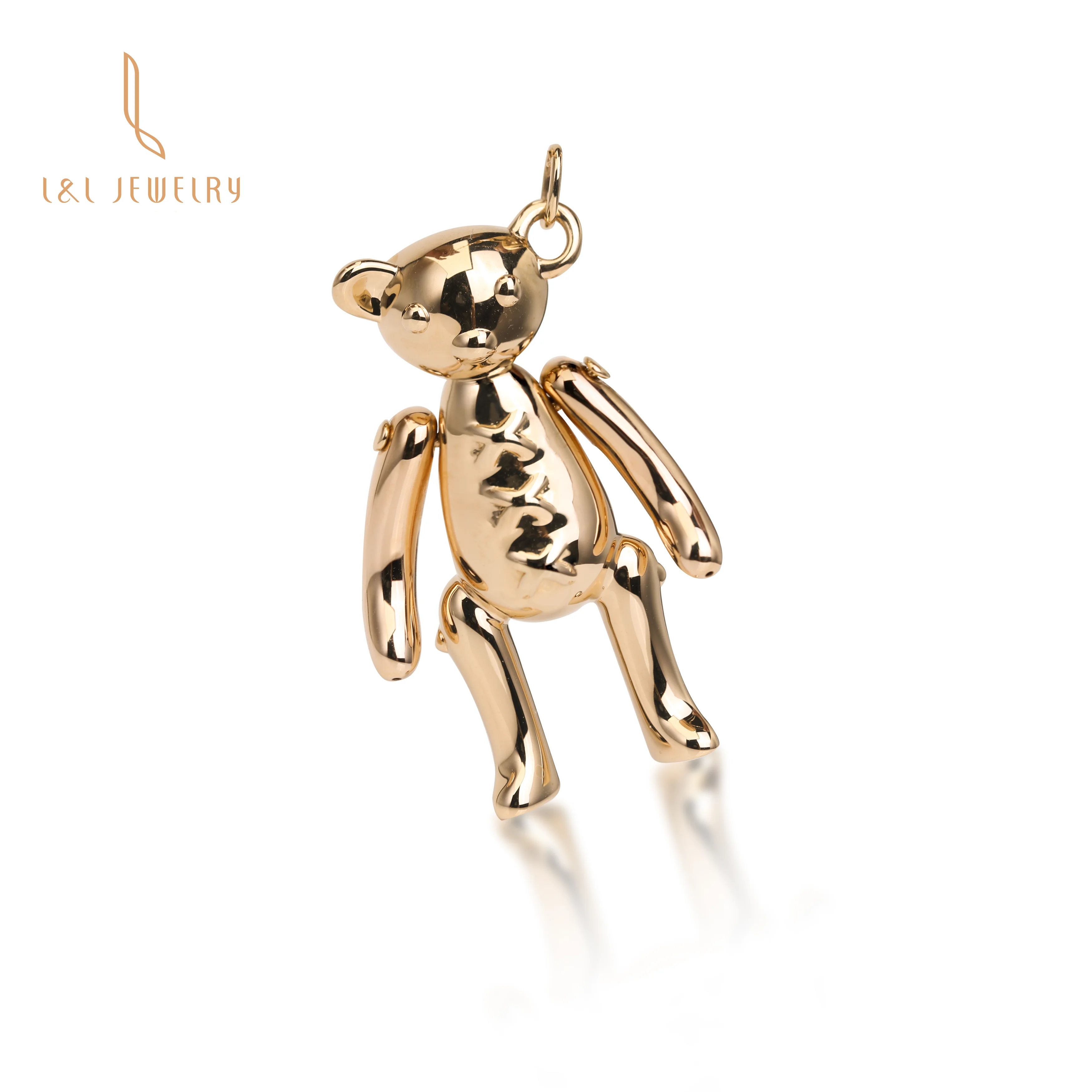 18k Real Gold Instagram cute cartoon Bear necklace animal doll pendant for girls clavicular necklace au750 Gold Jewelry, Yellow gold
18k Real Gold Instagram cute cartoon Bear necklace animal doll pendant for girls clavicular necklace au750 Gold Jewelry, Yellow gold