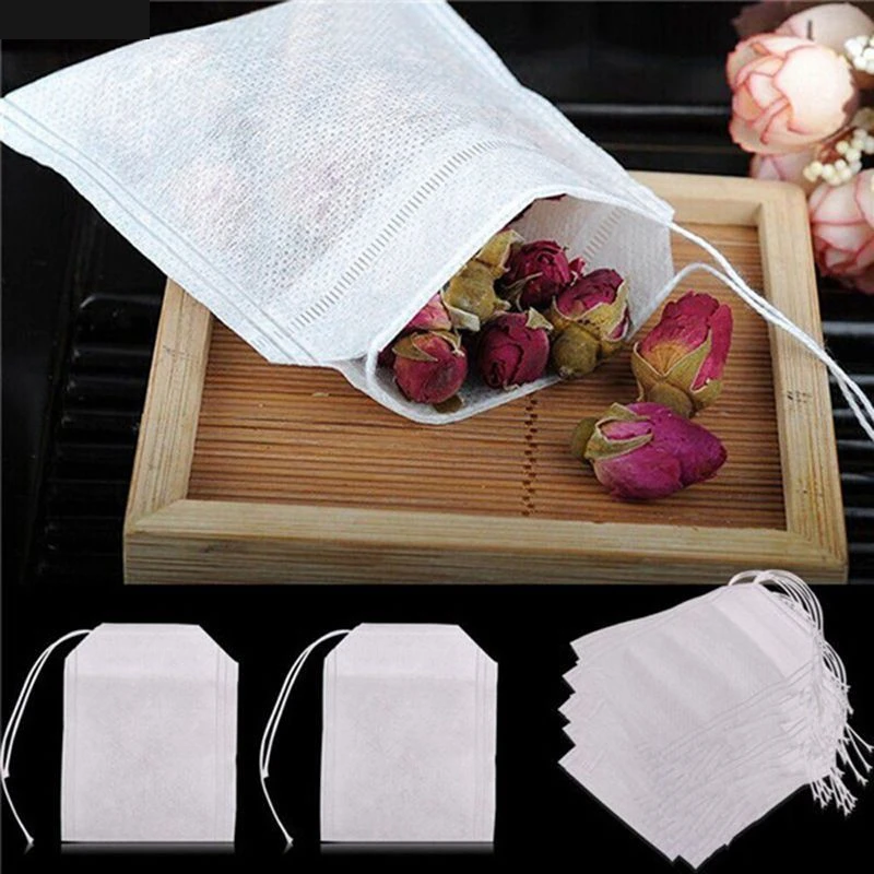 100Pcs/Lot coffee Teabags 5.5 x 7CM Empty Scented Tea Bag With String Heal Seal Filter Paper for Herb Loose Tea
100Pcs/Lot coffee Teabags 5.5 x 7CM Empty Scented Tea Bag With String Heal Seal Filter Paper for Herb Loose Tea