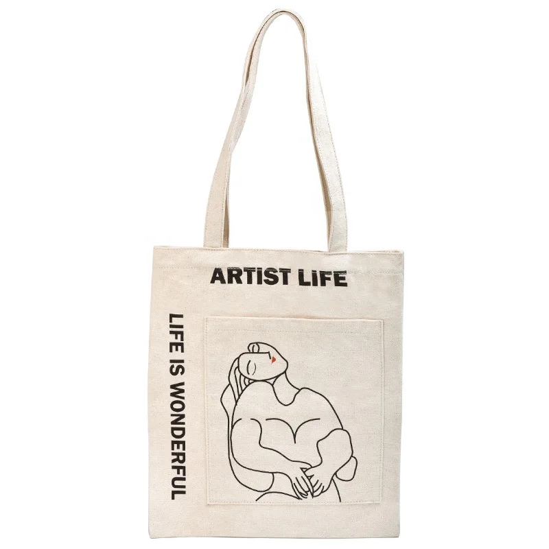 Original cat pattern graffiti design art style ladies single shoulder canvas eco shopping bag
Original cat pattern graffiti design art style ladies single shoulder canvas eco shopping bag