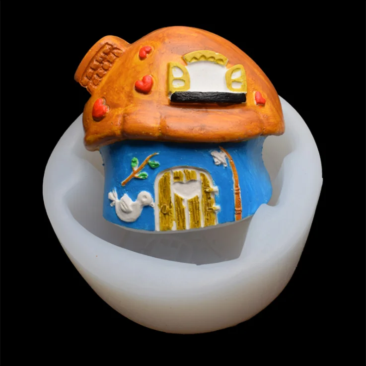 LOVE'N LV570M Cartoon mushroom house silicone mold turn sugar egg DIY manual Soap Candle drop mold used for car decoration
LOVE'N LV570M Cartoon mushroom house silicone mold turn sugar egg DIY manual Soap Candle drop mold used for car decoration