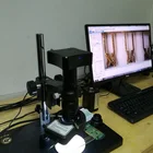 5MP USB LCD digital Microscope with measurement software can take photo record video