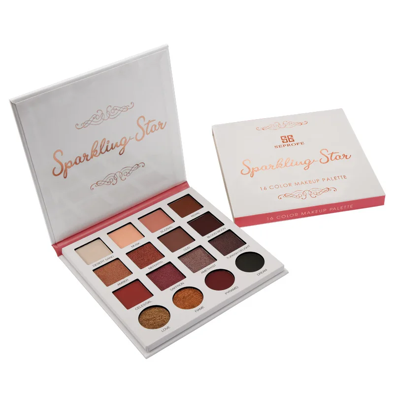 New 16-color Eye shadow Private Label Makeup Palette Glitter Eyeshadow Eye Shadow Palette
New 16-color Eye shadow Private Label Makeup Palette Glitter Eyeshadow Eye Shadow Palette
