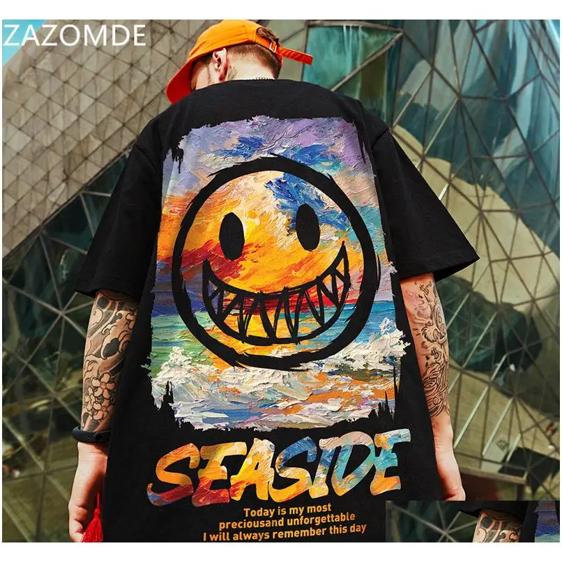 Zazomde 2021 Popular Brand Short Sleeve Men Cartoons Tee Summer Hip Hop T-Shirt Chinese Style Lovers Print Oversized Tshirt 
Zazomde 2021 Popular Brand Short Sleeve Men Cartoons Tee Summer Hip Hop T-Shirt Chinese Style Lovers Print Oversized Tshirt