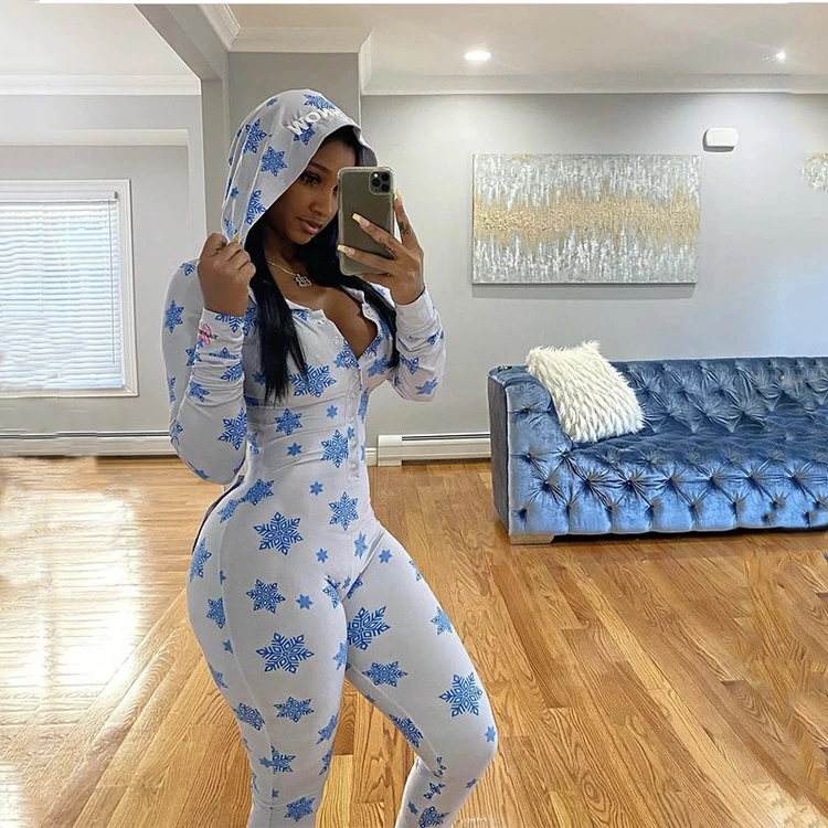 Wholesale 2021 Best Quality V-neck Plus Size Women Hooded Christmas Pajamas Pyjamas Onesie
Wholesale 2021 Best Quality V-neck Plus Size Women Hooded Christmas Pajamas Pyjamas Onesie