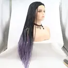 Raw 100% 26 inch peruvian human hair afro curly wig african braided wig with baby hair