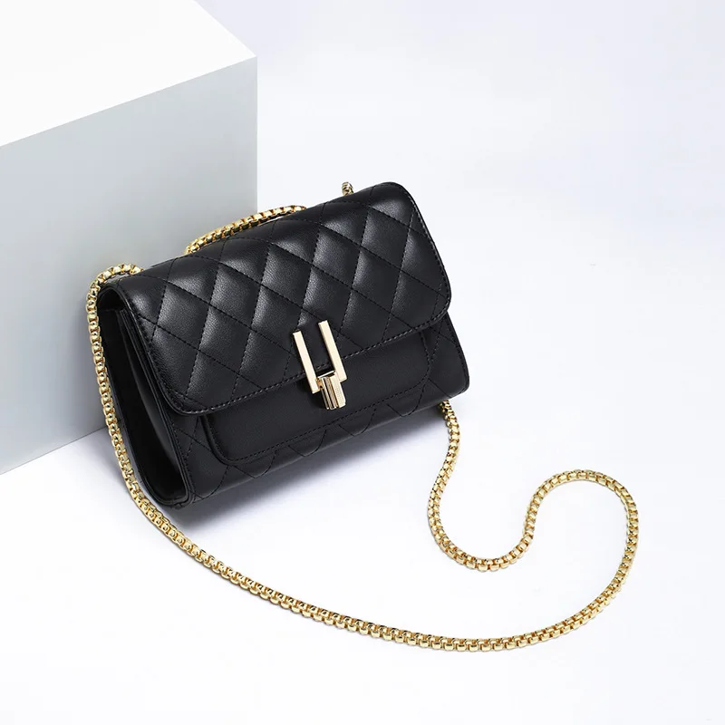 2021 New Design High Quality Fashion Genuine Leather Women Bag Plaid Goldden Chain Small Sling Shoulder Bags For Women, Black,white
2021 New Design High Quality Fashion Genuine Leather Women Bag Plaid Goldden Chain Small Sling Shoulder Bags For Women, Black,white