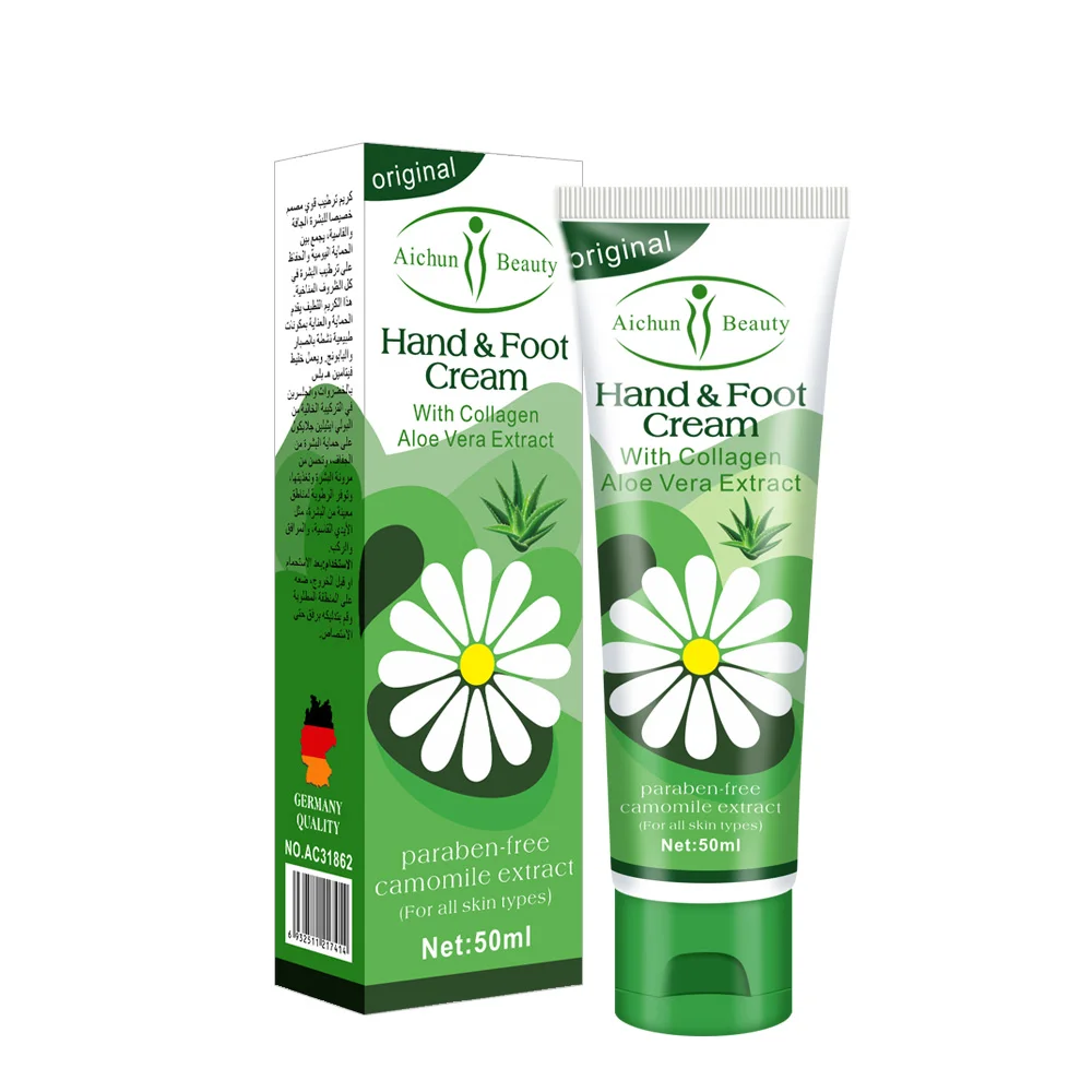 Aichun OEM Private Label Marula Essential Oil Whitening Moisturizing Hand Foot Cream& Lotion
Aichun OEM Private Label Marula Essential Oil Whitening Moisturizing Hand Foot Cream& Lotion