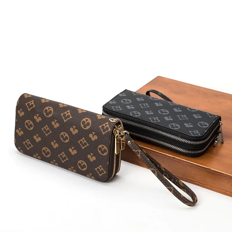 Wholesale light luxury women's double pull presciolary purse multifunction handbag card bag fashionable mobile phone zero wallet, 2color
Wholesale light luxury women's double pull presciolary purse multifunction handbag card bag fashionable mobile phone zero wallet, 2color