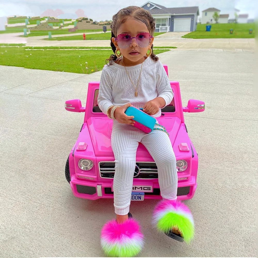 Summer Real Fur Slides For Children 2021 Factory Wholesale Real Raccoon Fur Slippers Women Kids Fur Slippers, Customized color
Summer Real Fur Slides For Children 2021 Factory Wholesale Real Raccoon Fur Slippers Women Kids Fur Slippers, Customized color
