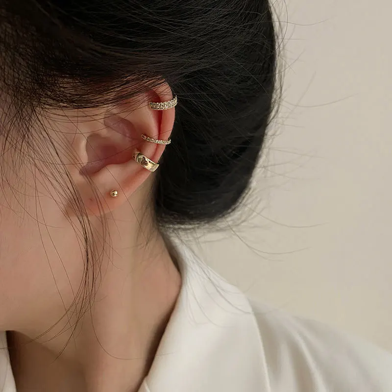 3Pcs/Set No Piercing Ear Cuff Jewelry Women Girls Bling Crystal Rhinestone Zircon Ear Cuff Clip Earrings
3Pcs/Set No Piercing Ear Cuff Jewelry Women Girls Bling Crystal Rhinestone Zircon Ear Cuff Clip Earrings