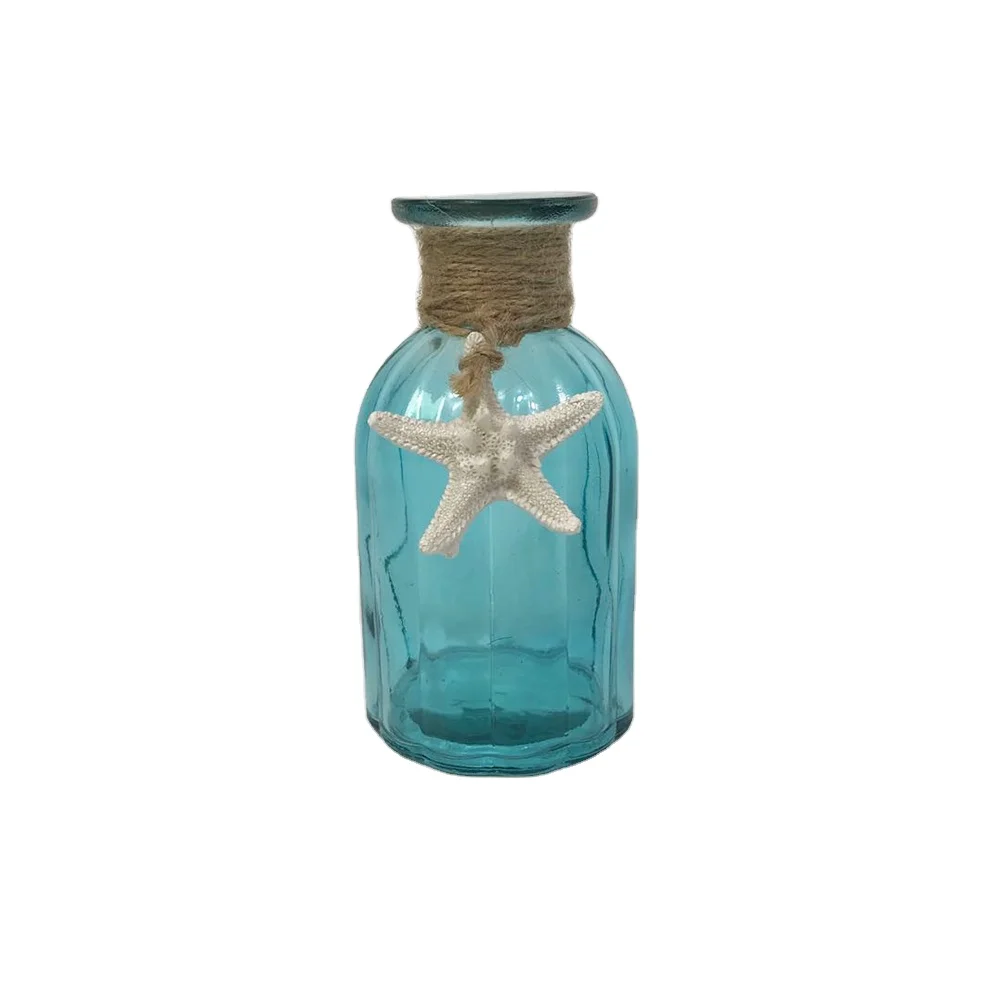 Exclusive Design Sea and Ocean Element Creative Modern Blue Starfish Hanging Decoration Flower Glass Vase Home Wedding Decor
Exclusive Design Sea and Ocean Element Creative Modern Blue Starfish Hanging Decoration Flower Glass Vase Home Wedding Decor