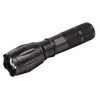 High power led flashlight torch t6 Tactical Security Design with Self-Defense Striking Bezel