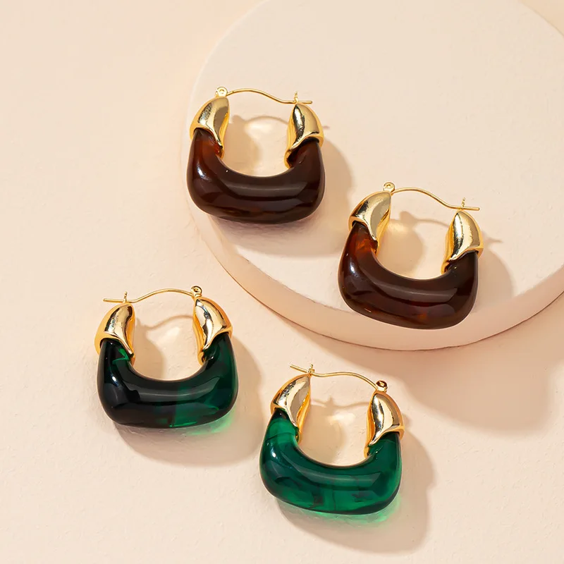 Wholesale Geometry U Shape Acrylic Earrings For Women Style Ear Clip Frosty Stud Earrings
Wholesale Geometry U Shape Acrylic Earrings For Women Style Ear Clip Frosty Stud Earrings