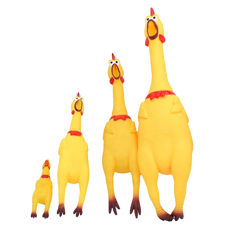 Hot Selling New Party Supplies Trick Toy Pet Rubber Yellow Chicken Toy yellow Chicken For Make Fun
Hot Selling New Party Supplies Trick Toy Pet Rubber Yellow Chicken Toy yellow Chicken For Make Fun