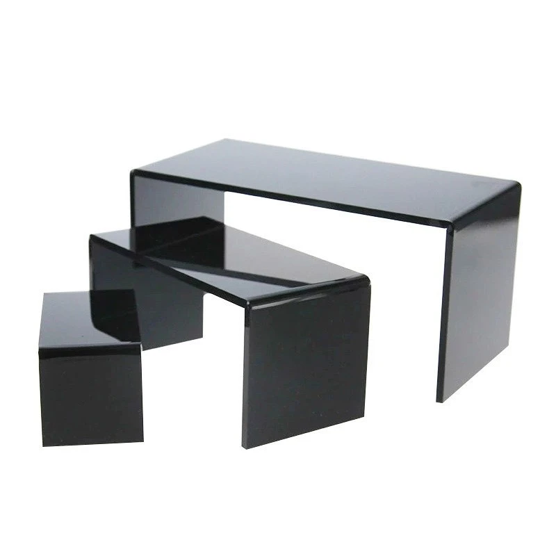 3-piece set 3mm acrylic display stand U-shaped window counter jewelry shoe rack dessert hand-made display rack, White/black/red/transparent
3-piece set 3mm acrylic display stand U-shaped window counter jewelry shoe rack dessert hand-made display rack, White/black/red/transparent