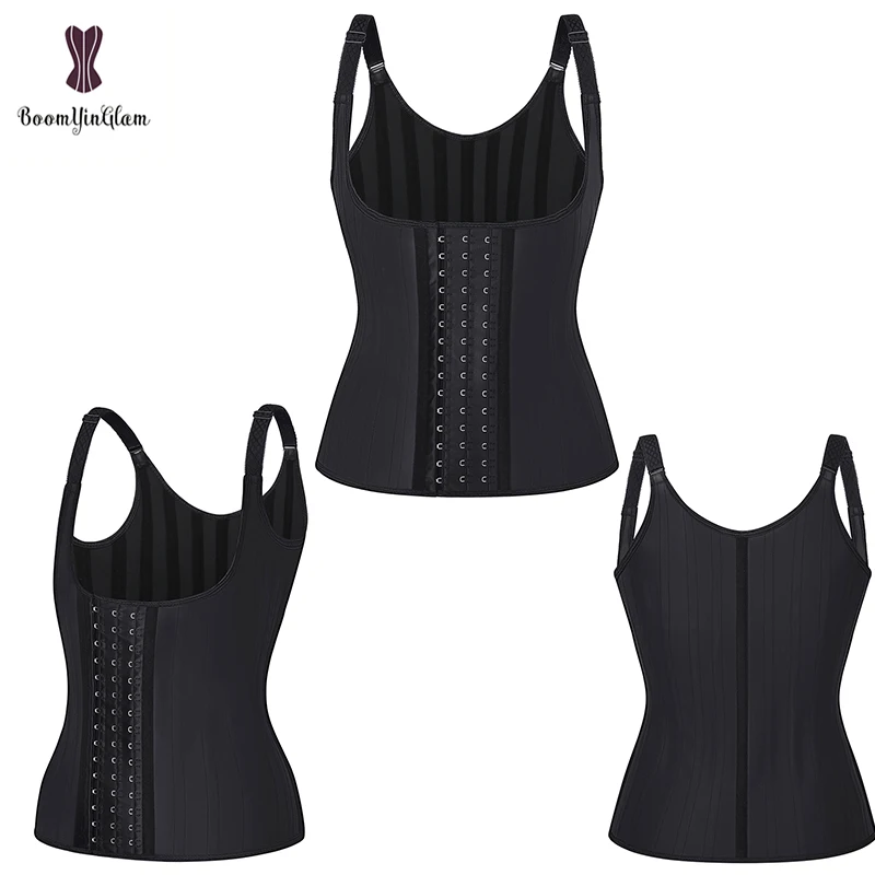 2021 Latest Products 25 Steel Boned Waist Support Trainer Fitness Women Vest Leather 100% Latex Trimmer Sweat Vest, Black
2021 Latest Products 25 Steel Boned Waist Support Trainer Fitness Women Vest Leather 100% Latex Trimmer Sweat Vest, Black