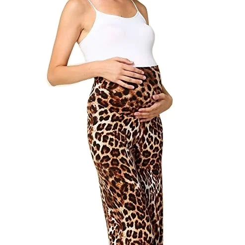 IHSM27 Women's sexy bohemian floral long pants, cheap leopard army print maternity wide-leg khaki pants, Customized color
IHSM27 Women's sexy bohemian floral long pants, cheap leopard army print maternity wide-leg khaki pants, Customized color