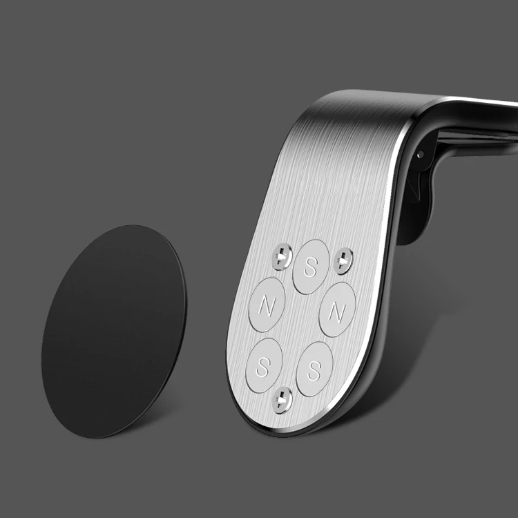 L Type Mobile Phone Holders Zinc Alloy 360 Degree Thin Smart Mobile Magnetic Car Phone Magnet Phone Holder In Car
L Type Mobile Phone Holders Zinc Alloy 360 Degree Thin Smart Mobile Magnetic Car Phone Magnet Phone Holder In Car