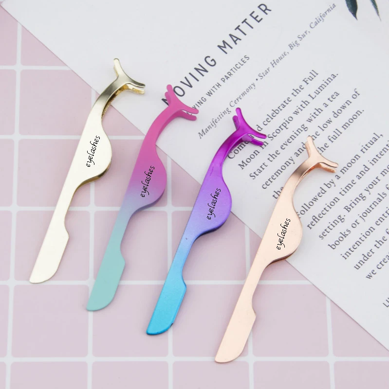 Private label logo False Eyelashes Applicator Eyelash Extension Tweezers Stainless Steel Fake Eyelash Applicator
Private label logo False Eyelashes Applicator Eyelash Extension Tweezers Stainless Steel Fake Eyelash Applicator