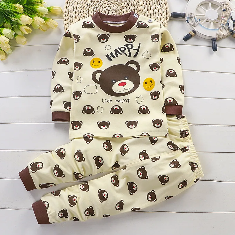 Girls' Autumn Clothes Children's Underwear Set Male Baby Clothes Cotton Bottoming Baby Pajamas Korean Version
Girls' Autumn Clothes Children's Underwear Set Male Baby Clothes Cotton Bottoming Baby Pajamas Korean Version