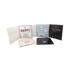 Custom High Quality 3d Greeting Card Recordable Sound Chip Wedding Invitations Birthday Cards