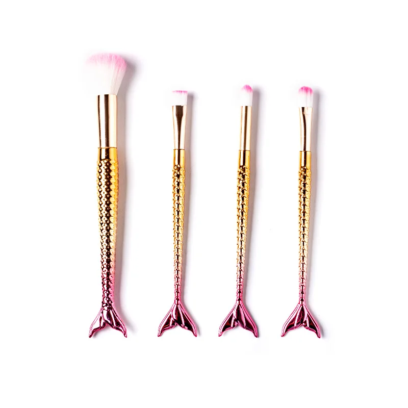 4pcs personalised pink yellow Mermaid looking beauty sponge dermaplaning facial Makeup Brush Set, Black
4pcs personalised pink yellow Mermaid looking beauty sponge dermaplaning facial Makeup Brush Set, Black