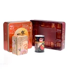 Top quality multi-use empty tin cans tomato custom printed embossed round metal tin box