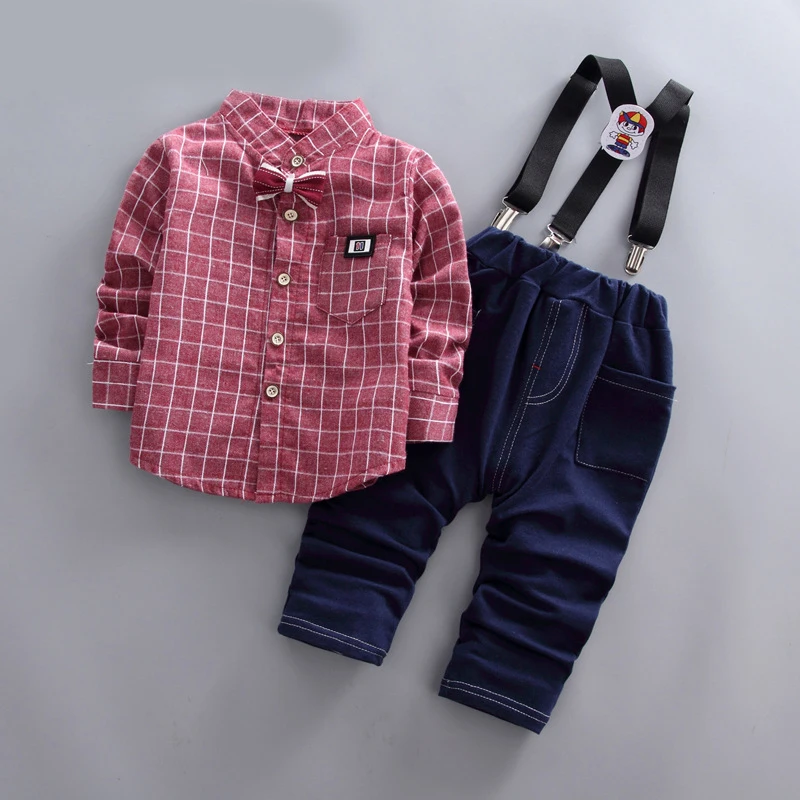 Infant baby boys clothes set 2pcs boys plaid shirt overall jeans two pieces suit kids boy clothing sets, Picture shows
Infant baby boys clothes set 2pcs boys plaid shirt overall jeans two pieces suit kids boy clothing sets, Picture shows