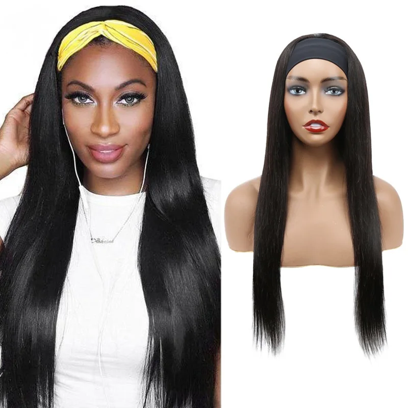 100% human hair Wigs Wholesale Straight Scarf Headband Wigs For Black Women straight virgin hair Wigs nature
100% human hair Wigs Wholesale Straight Scarf Headband Wigs For Black Women straight virgin hair Wigs nature