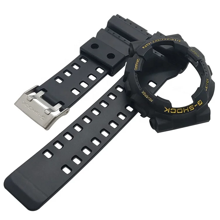 G100/110 G120 black rubber watch band with case silicone watch band for casio watch, Black white
G100/110 G120 black rubber watch band with case silicone watch band for casio watch, Black white