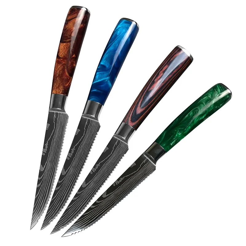Wholesale Custom Professional 4.5 inch OEM ODM Stainless Steel kitchen Steak Knife set With Wooden color Handle
Wholesale Custom Professional 4.5 inch OEM ODM Stainless Steel kitchen Steak Knife set With Wooden color Handle