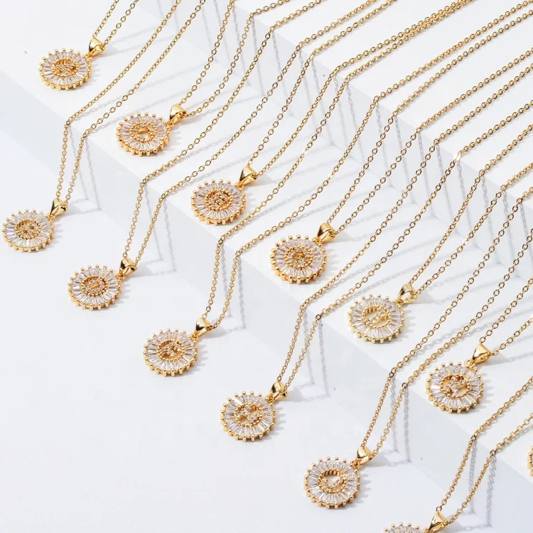 Stainless Steel A-Z Letters Chain with Pendants Necklaces Women's Crystal Jewelry
Stainless Steel A-Z Letters Chain with Pendants Necklaces Women's Crystal Jewelry