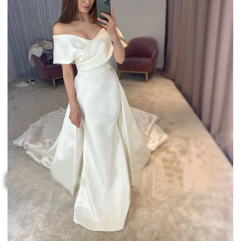 High quality long dresses simple white sexy off shoulder bridal gowns wedding dress
High quality long dresses simple white sexy off shoulder bridal gowns wedding dress