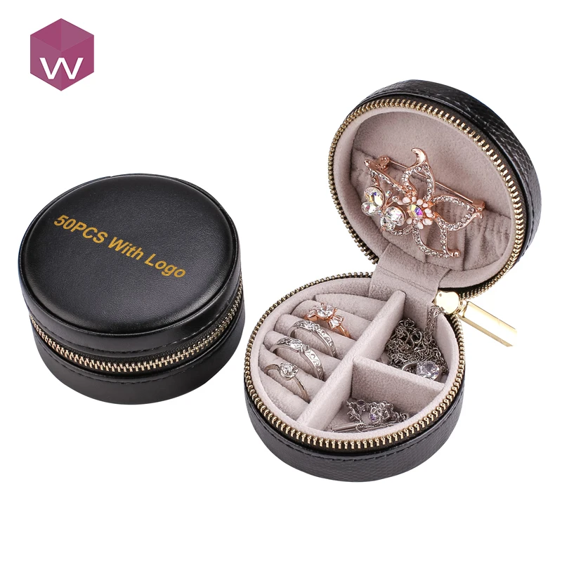 Custom Logo Small Jewellery Box Velvet Travel Round PU Leather Jewelry Earring Ring Necklace Storage Case Organizer, Pink/black/rose red/beige
Custom Logo Small Jewellery Box Velvet Travel Round PU Leather Jewelry Earring Ring Necklace Storage Case Organizer, Pink/black/rose red/beige