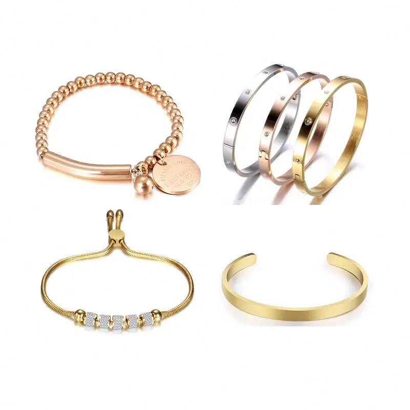 2021 Qings Wholesale designer Adjustable gold plated Stainless Steel Bracelet Womens Bracelets Bangles Jewelry
2021 Qings Wholesale designer Adjustable gold plated Stainless Steel Bracelet Womens Bracelets Bangles Jewelry