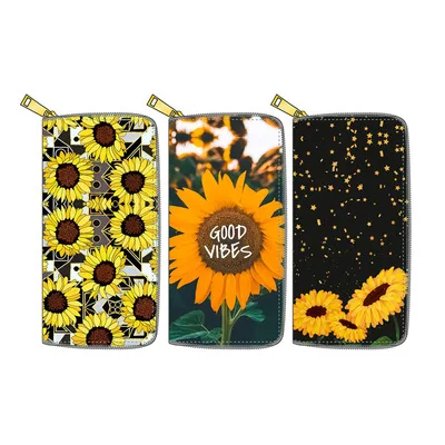 Fashion Hot Sale Sunflowers Pattern Portable Card Holder Wallet Women Zipper Small Change Wallet, Mix (as picture)
Fashion Hot Sale Sunflowers Pattern Portable Card Holder Wallet Women Zipper Small Change Wallet, Mix (as picture)