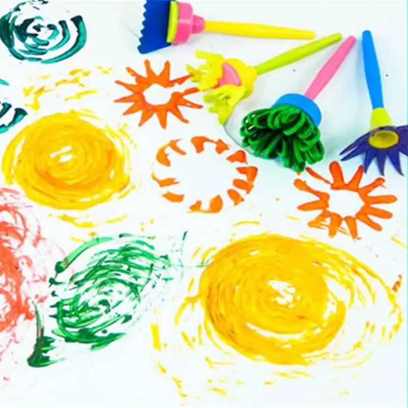 4Pcs/Lot Kids Drawing Toys DIY Painting Tools Creative Flower Stamp Sponge Brush Set Art Supplies for Children
4Pcs/Lot Kids Drawing Toys DIY Painting Tools Creative Flower Stamp Sponge Brush Set Art Supplies for Children