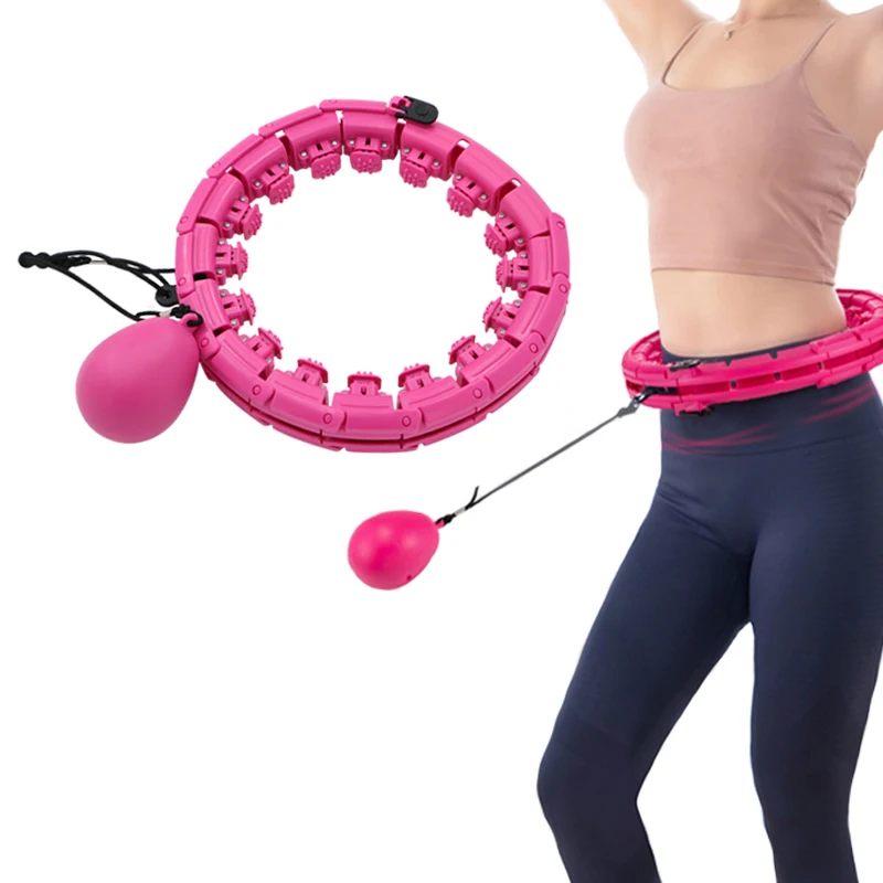 Wholesale Hula-hoop Fitness Smart Weighted Exercise Adjustable Massage Hula Ring Hoop for Adults Weight Loss, Pink
Wholesale Hula-hoop Fitness Smart Weighted Exercise Adjustable Massage Hula Ring Hoop for Adults Weight Loss, Pink