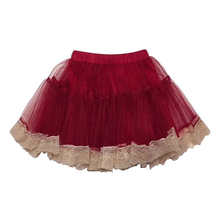 Lolita Style Unique Boutique Clothing Baby Girl 3 Layers Cute Mini Puffy Tulle Skirts Lace Stitching Skirts For Kids 1-5 Years, Wine red,purple
Lolita Style Unique Boutique Clothing Baby Girl 3 Layers Cute Mini Puffy Tulle Skirts Lace Stitching Skirts For Kids 1-5 Years, Wine red,purple
